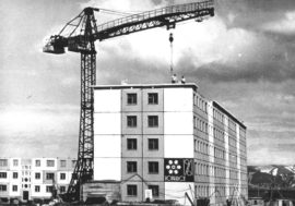 First panel house in Norilsk built of local materials