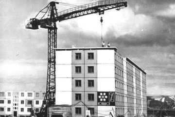 First panel house in Norilsk built of local materials
