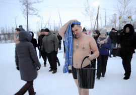 Norilsk weather: 96 degrees difference