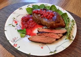Venison steak from Norilsk residents