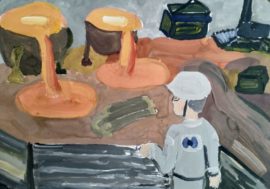 Norilsk residents added colors to city