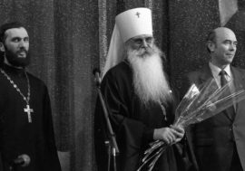 Metropolitan Pitirim visited Norilsk in 1990
