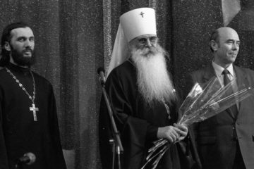 Metropolitan Pitirim visited Norilsk in 1990