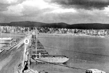 Bridge over Norilka world’s northernmost
