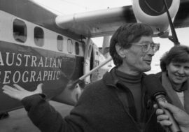 Dick Smith landed in Norilsk in 1989