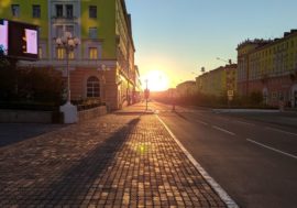 White nights came to Norilsk
