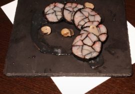 Northern rolls: muksun in nori seaweed
