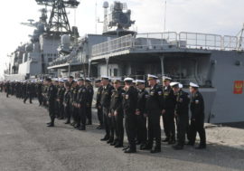 Northern Fleet ships welcomed in Taimyr