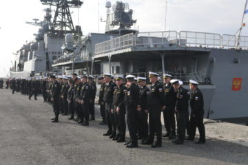 Northern Fleet ships welcomed in Taimyr