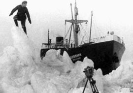 Russian scientists filmed legendary steamer