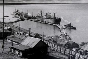 First cribbed berth in Dudinka