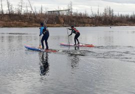 SUP-surfing school opened in Norilsk
