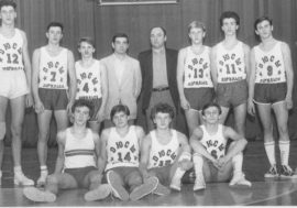 A memorial plate to remember an honored coach