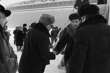Norilsk met with literature celebrities in 1984