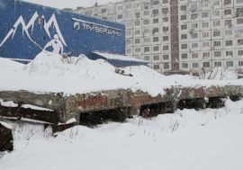 Specialists examine seven Norilsk grillages