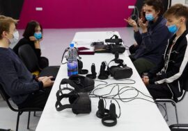 Northern children involved in programming