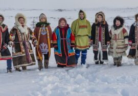 Taimyr congratulates in different languages