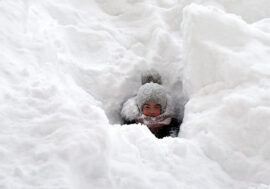 Foreigners struck by snowy Norilsk
