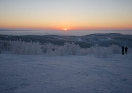 Polar night in Norilsk is over