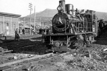Where did first Arctic train go?