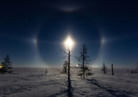 Unusual phenomenon seen in Taimyr sky
