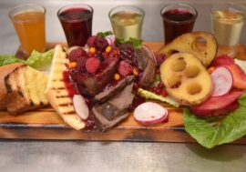 Venison with taiga potatoes for Sunday lunch