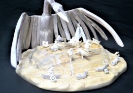 Who helped create Taimyr land?