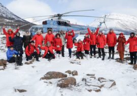 They saw mammoth, visited icebreaker and caught smelts