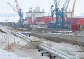 Dudinka seaport prepares for flood start