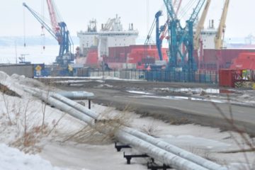 Dudinka seaport prepares for flood start