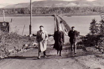 First bridge on Norilskaya river was floating