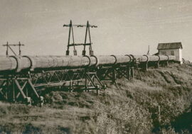 First Norilsk water supply system was wooden