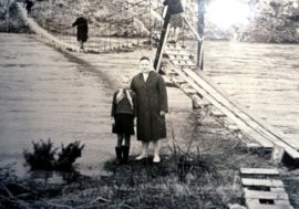 First Norilsk bridges made of wood and ice