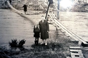 First Norilsk bridges made of wood and ice