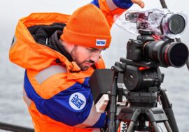 Scientists collect data on sea unicorns in Arctic