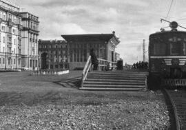 Norilsk train used to arrive at Leninsky prospect