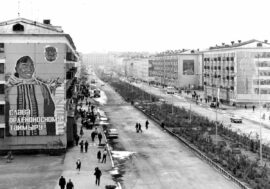 Norilsk main street originally called Stalin avenue