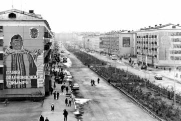 Norilsk main street originally called Stalin avenue