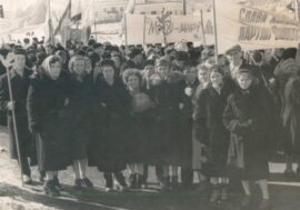 In the mid-50s Komsomol members from Moscow and Leningrad were main Norilsk residents