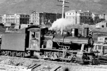 First steam locomotive went across Norilsk in 1936