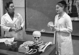 Norilsk medical school began with twelve desks and skeleton