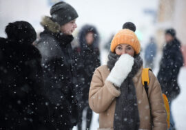 Winter comes to Norilsk