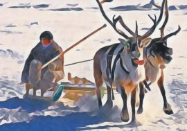 Russian-Dolgan book for kids published in Taimyr