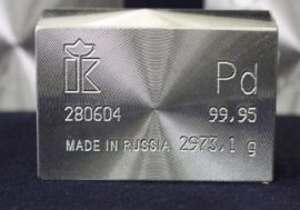 Nornickel set Palladium Challenge