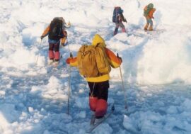 In 1994 Norilsk resident Vasily Ryzhkov conquered North Pole on skis