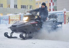 Nornickel presented new snowmobiles to Taimyr fishermen