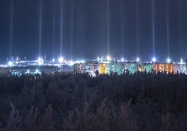 Dudinka photographer captured light forest