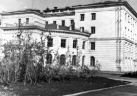 Music school building called Norilsk Conservatory during construction