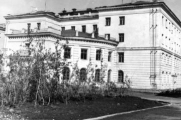 Music school building called Norilsk Conservatory during construction