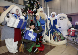 NordStar’s New Year tree appeared at Norilsk airport